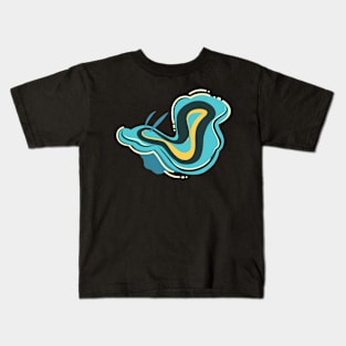 Nudibranch Blue Sea Slug Kids T-Shirt